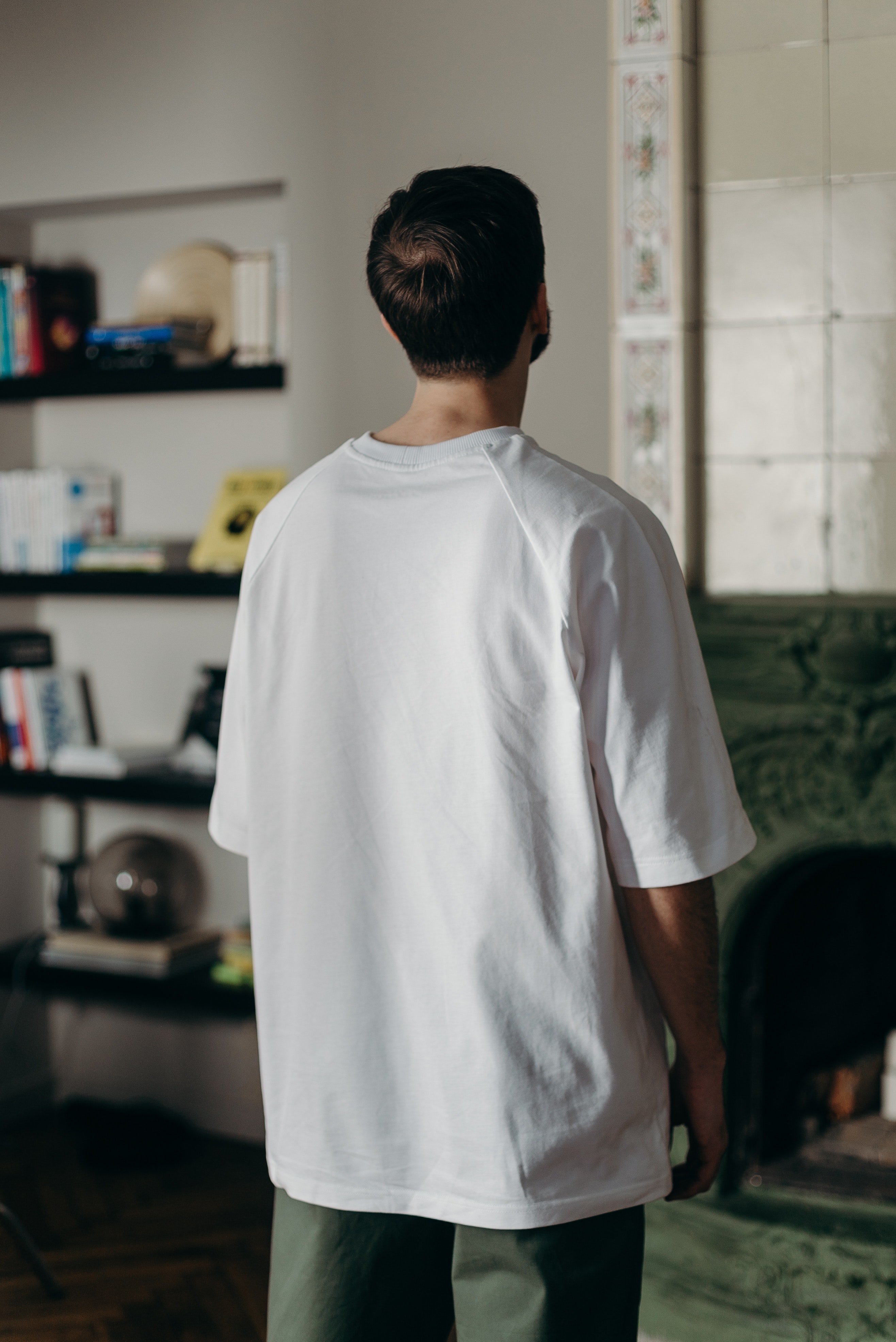 Oversize white man t-shirt