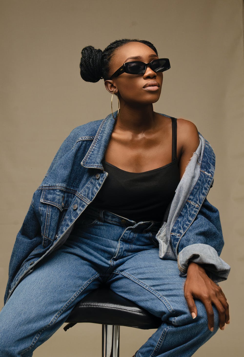 Boyfriend denim woman